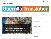 Tablet Screenshot of guerrillatranslation.org